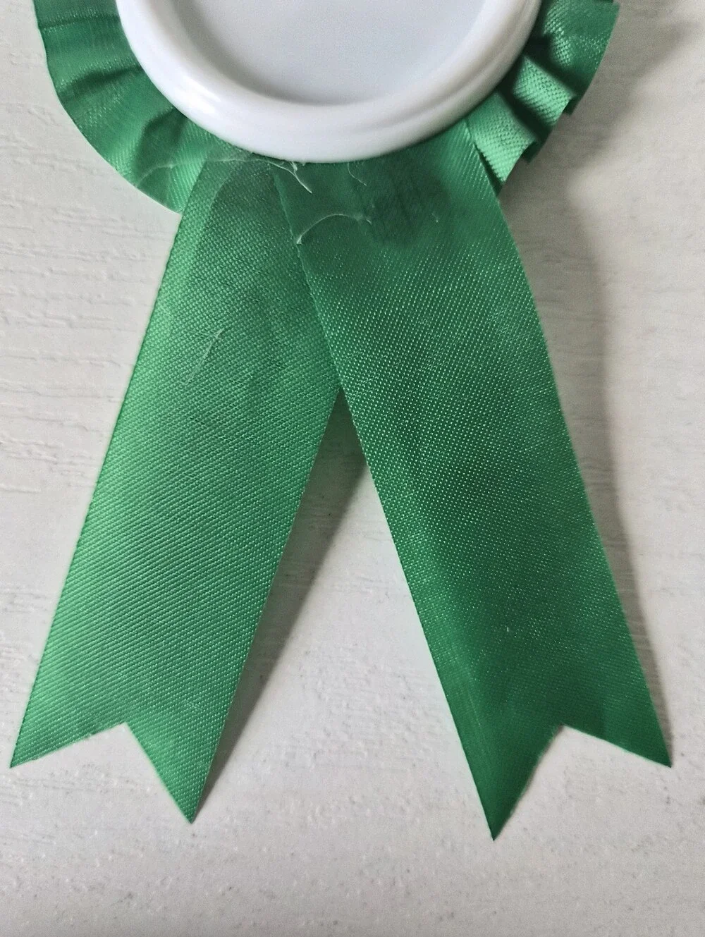 Source Unknown It's My Birthday Green Ribbon Badge with Gold Stars
